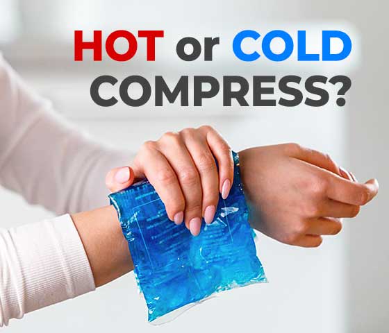 When to use Hot or Cold Compress